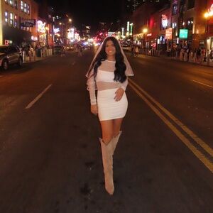 superdown Athena Mini Dress in White